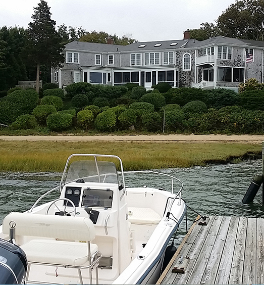 The Sobran Group has access to unique oceanfront, beachfront and properties with water views like this one in Duxbury, MA.